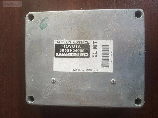 Toyota Previa 2.4 2001 Motor Beyni / 89666-28052 / 275000-3560