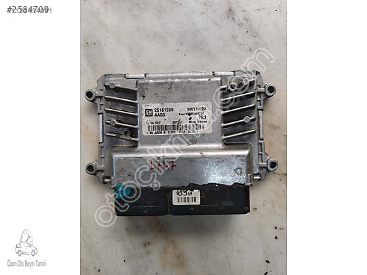 Chevrolet Cruze Motor Beyni 25181280 - 5WY1J12A - AAG5