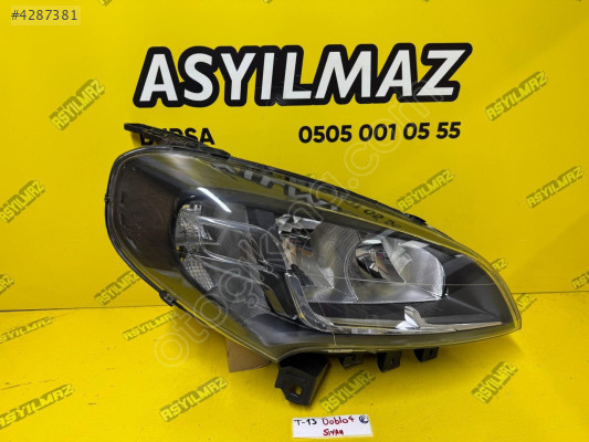 FİAT DOBLO 4 SİYAH SAĞ FAR ORJİNAL