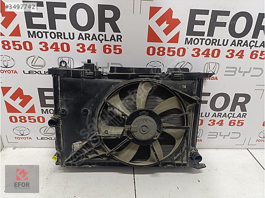 TOYOTA AURİS DİZEL KOMPLE RADYATÖR VE FAN ÇIKMA ORİJİNAL 2015
