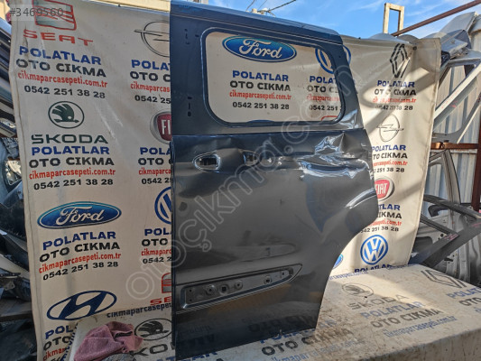 Ford Courier Sol sürgülü kapı Orjinal füme göçük hasarlı