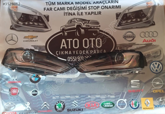 AUDİ A4 ORJİNAL ÇIKMA SAĞ SOL FAR