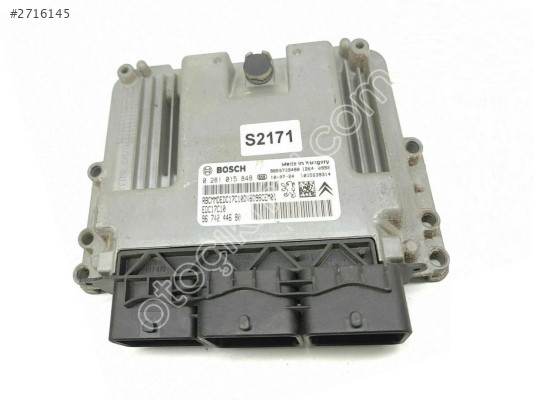 Citroen C3 1.6HDI Motor Beyni 9674244680 9674244680 0281015848