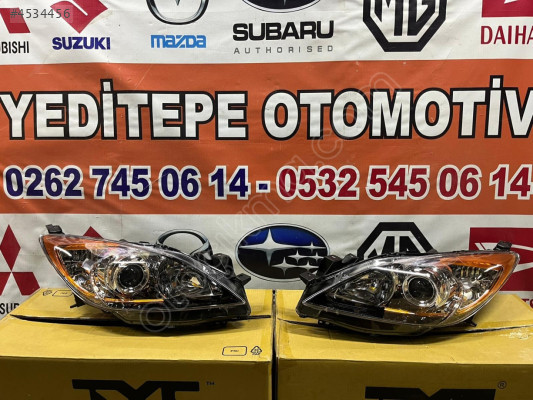mazda 3 sağ sol ön far 2009-2013 model