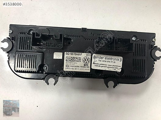 5G1907044F GOLF KLİMA PANELİ ORJINAL SIFIR