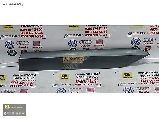 SKODA SUPERB SAĞ ARKA KAPI BANDI OEM 3V0854950 ÇIKMA SÖKME YEDEK