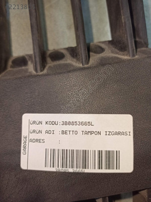 Volkswagen Passat BETTO TAMPON IZGARASI