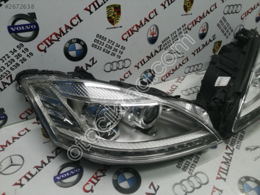 Mercedes w221 sağ far w 221 s class makyajlı çıkma yedek parça