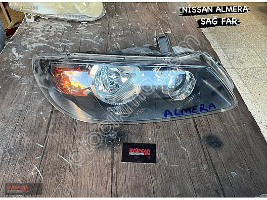 Orjinal Nissan Almera Sağ Ön Far - Eyupcan Oto Çıkma Par