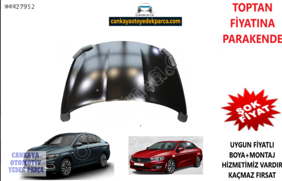 FİAT EGEA 2014-2024 MOTOR KAPUTU SIFIR-51984308