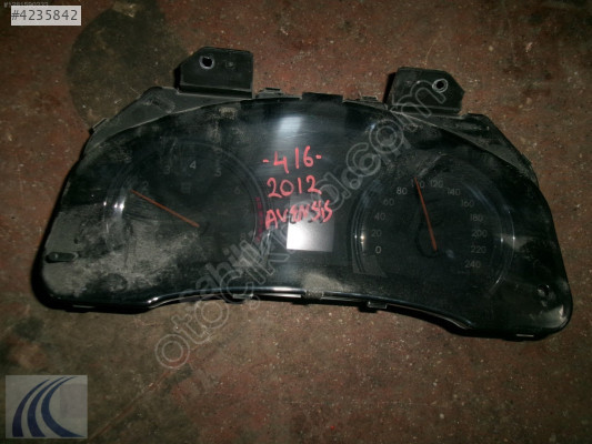 TOYOTA AVENSIS 2012 ÇIKMA GÖSTERGE SAATİ