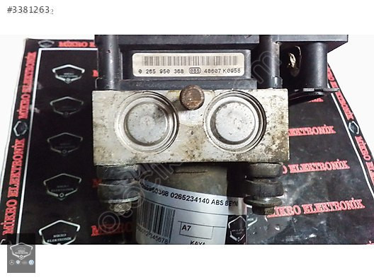 PEUGEOT 307 ABS BEYNİ 0265950368 0265800390 0265234140