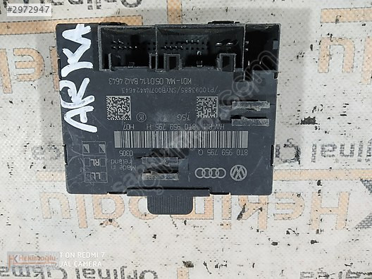 AUDİ A4 A5 Q5 KAPI MODÜLÜ BEYNİ 8T0959795Q, 8T0959795H