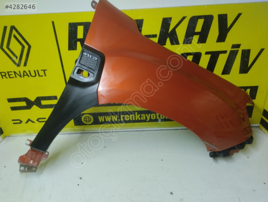 DACİA DUSTER SAĞ ÖN ÇAMURLUK TURUNCU ORJ ÇIKMA RENKAY KOCAELİ