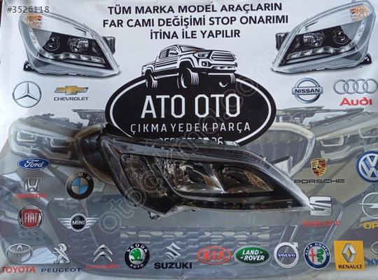 FİAT DUCATO ORJİNAL ÇIKMA SAĞ FAR LEDLİ