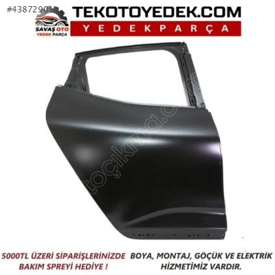 SANDERO ARKA KAPI SAĞ SOL 2021 VE ÜZERİ / KAMPANYA