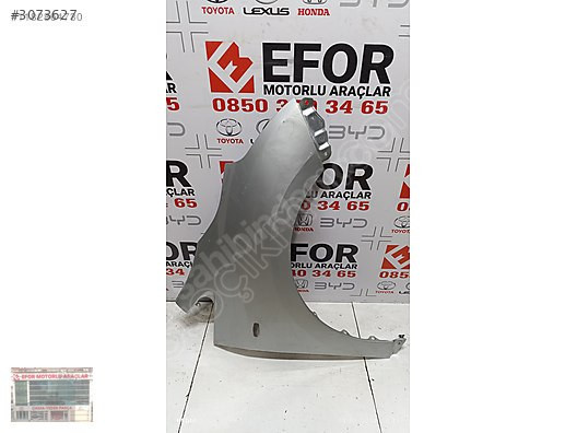 TOYOTA VERSO SAĞ ÖN ÇAMURLUK ÇIKMA ORJİNAL YEDEK PARÇA