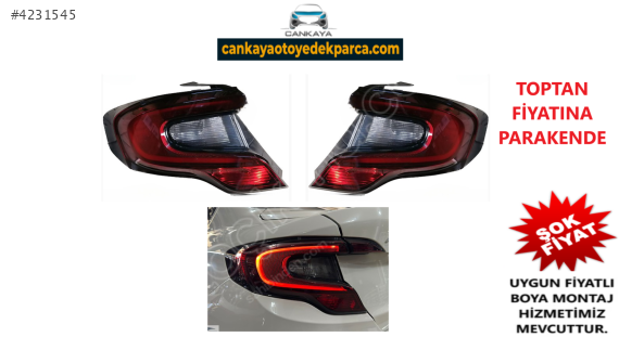 FİAT EGEA LEDLİ SAĞ/SOL STOP SIFIR ADET FİYAT (DEV FİYAT)52204122