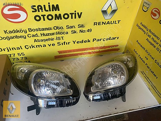 Renault Kangoo 4 Orjinal Sıfır Çıkma Sağ-Sol Far ve Diğer P