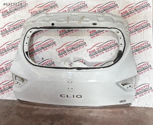2013/2019 RENAULT CLİO 4 BEYAZ BAGAJ KAPAĞI ORJINAL BOYASIZ