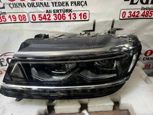 2015/2020 VW TİGUAN LEDLİ MERCEKLİ SAĞ SOL FAR ORJİNAL HATASIZ
