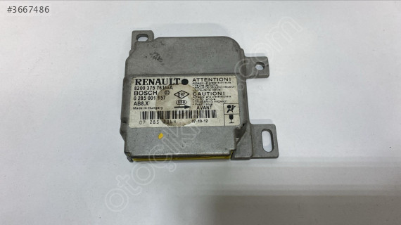 RENUALT CLİO 2 AİRBAG BEYNİ 0285001157