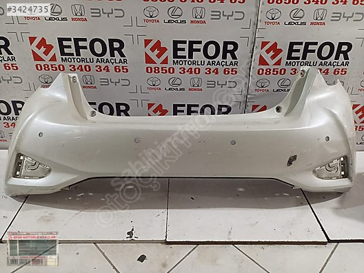 TOYOTA YARİS ARKA TAMPON ÇIKMA ORİJİNAL PARÇA 2017-2018