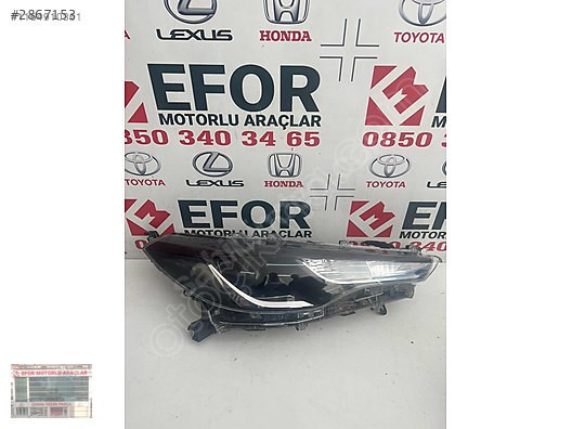 TOYOTA COROLLA CROSS SAĞ FAR ORJİNAL YEDEK PARÇA 23-24