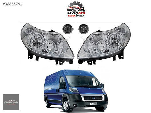 DUCATO BOXER JUMPER ÖN FAR SAĞ SOL ELEKTRİKLİ MOTORLU 7PİN 2006+
