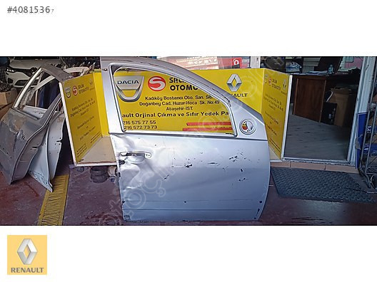 DACİA DUSTER ÇIKMA ORJİNAL SAĞ ÖN KAPI VE DİGER PARÇALARI