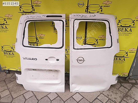 OPEL VİVARO BAGAJ KAPAĞI SAĞ SOL ÇIKMA ORJİNAL YEDEK PARÇA