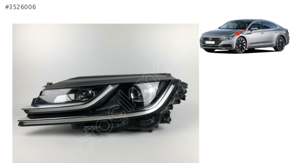 3G8941773F VW ARTEON 18  FAR SOL LED + BEYIN .