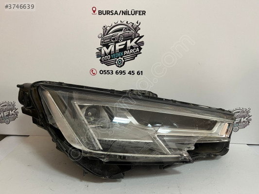 AUDİ A4 SAĞ FAR ORJİNAL (CAM+KASA) 8W0941034