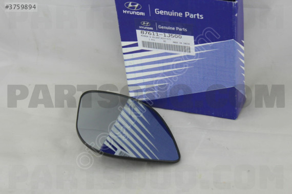 87611-1J500 AYNA CAMI SOL 08-13 ELEKT. ISIT. SİNYALLİ I20