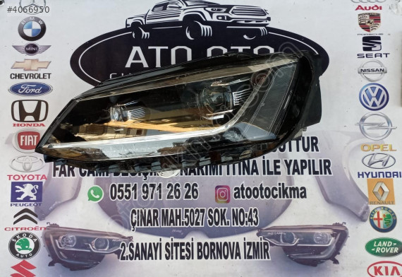 VOLKSWAGEN JETTA CIKMA LEDLİ SOL FAR