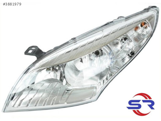Megane 3 Sıfır İthal Sol Far Lambası Krom 260607449R