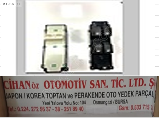 HYUNDAİ İ20 CAM AÇMA DÜĞMESİ ÖN SOL DÖRTLÜ 2008-2013