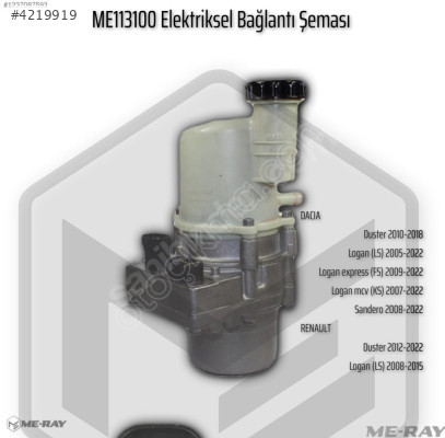 Dacia Duster, Logan Elektrikli Direksiyon Pompası