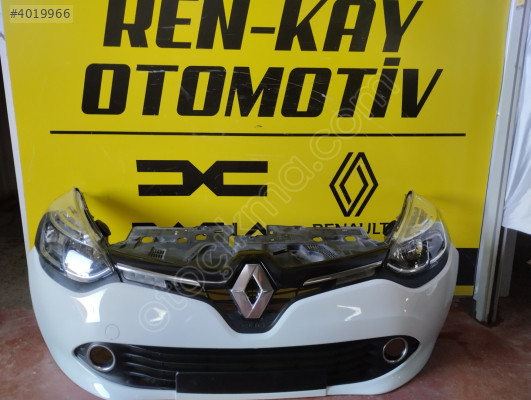 RENAULT CLİO 4 ÖN TAMPON DOLU BEYAZ 2012 2016 ARASI RENKAY
