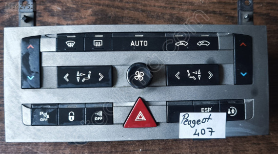 PEUGEOT 407 KLİMA KONTROL PANELİ