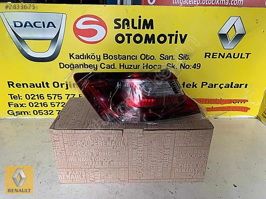 Renault Megane 4 Sol Stop Sıfır Parça ve Diğer Oto Yedekleri
