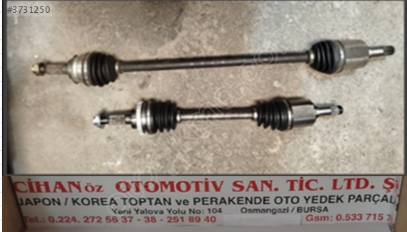 KİA SORENTO AKS SOL-SAĞ 2005-2009 ADET FİYATI 49500/49501-3E111