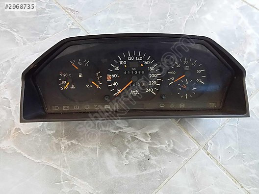 MERCEDES W124 ORJ. KM GÖSTERGE PANELİ KUSURSUZ -12455436925