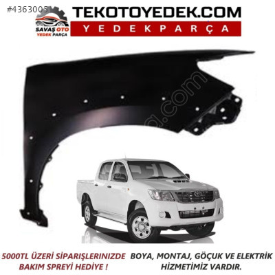 HILUX ÖN ÇAMURLUK SAĞ SOL 2012 2013 2014 2015 / KAMPANYA