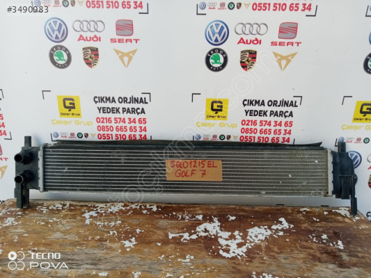 VOLKSWAGEN GOLF 7 İNTRCOOL RADYATORÜ OEM  5q01215el ÇIKMA SÖKME