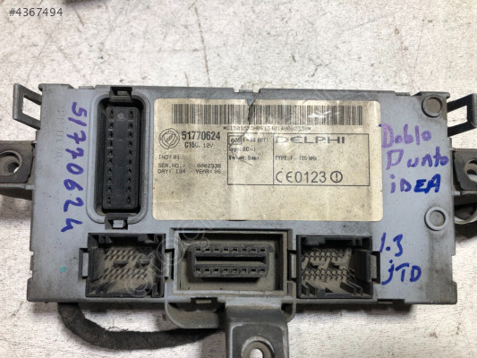 Fiat Doblo Cargo 2000-2010 BSİ Body Beyni 51770624