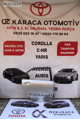 2005-2012 TOYOTA COROLLA ÇIKMA ORJİNAL SAĞ ARKA KAPI