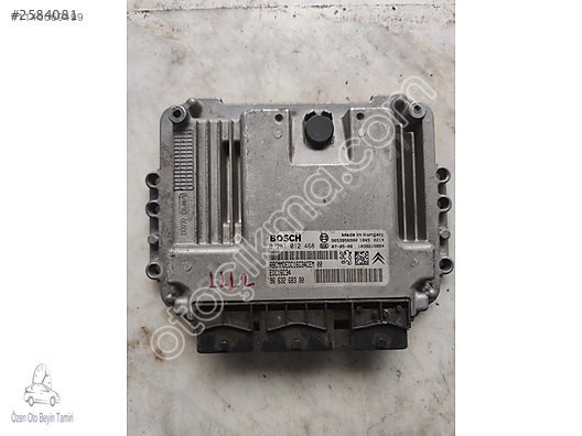 Citroen Xsara Motor Beyni 9663268380 - 0281012468 - EDC16C34