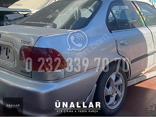 HONDA CİVİC SAĞ ARKA ÇAMURLUK ve TÜM AKSAM | ÜNALLAR OTO ÇIKMA |