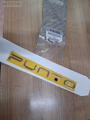 Fiat punto evo yazı orjinal sıfır 51881060